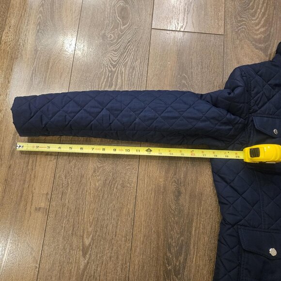 Women's Quilted Blue Jacket - Picture 13 of 14